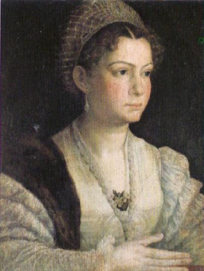 Pietro, Nicolo di Bildnis einer Dame Norge oil painting art